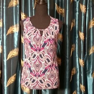 dress casual keyhole tank top